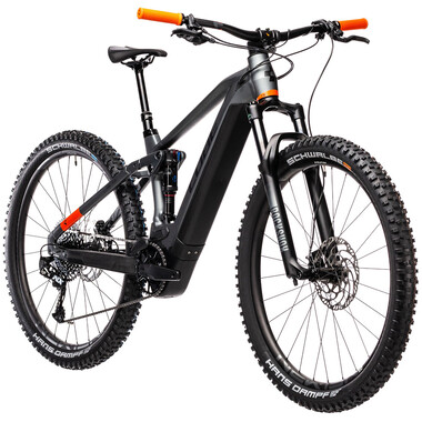 Mountain Bike eléctrica CUBE STEREO HYBRID 120 TM 625 27,5/29" Gris/Naranja 2021 0